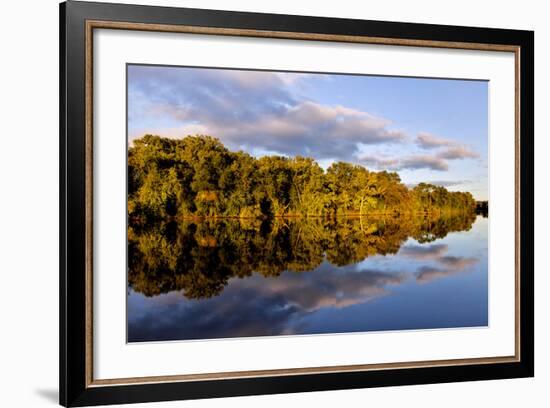 Shoreline of the Erie Canal in Fultonville, New York, USA-Joe Restuccia III-Framed Photographic Print