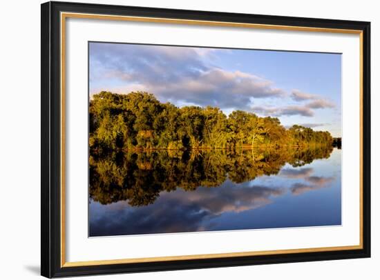 Shoreline of the Erie Canal in Fultonville, New York, USA-Joe Restuccia III-Framed Photographic Print