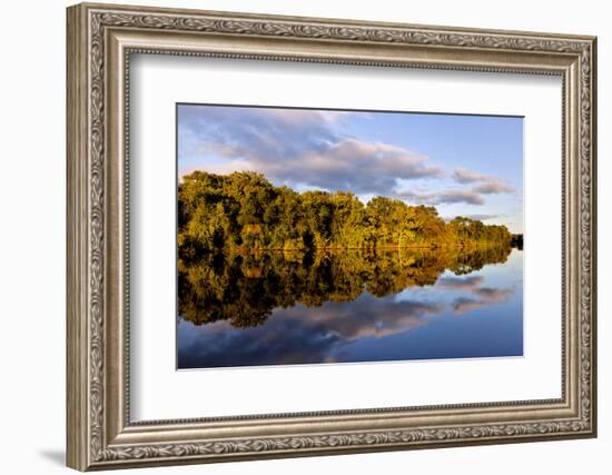Shoreline of the Erie Canal in Fultonville, New York, USA-Joe Restuccia III-Framed Photographic Print