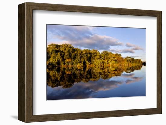 Shoreline of the Erie Canal in Fultonville, New York, USA-Joe Restuccia III-Framed Photographic Print