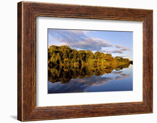 Shoreline of the Erie Canal in Fultonville, New York, USA-Joe Restuccia III-Framed Photographic Print