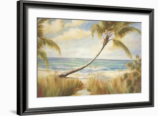 Shoreline Palms I-Marc Lucien-Framed Giclee Print