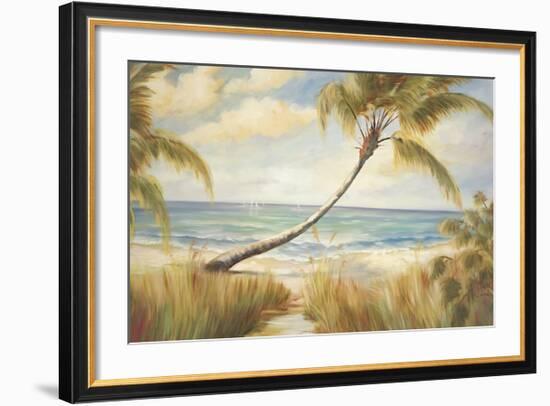 Shoreline Palms I-Marc Lucien-Framed Giclee Print