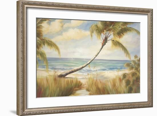 Shoreline Palms I-Marc Lucien-Framed Art Print