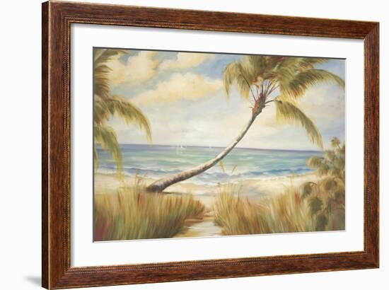 Shoreline Palms I-Marc Lucien-Framed Art Print