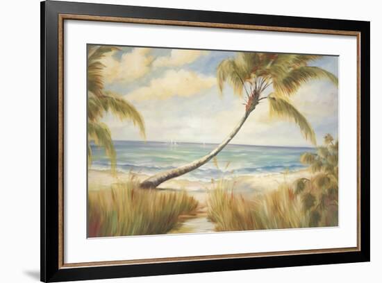 Shoreline Palms I-Marc Lucien-Framed Art Print