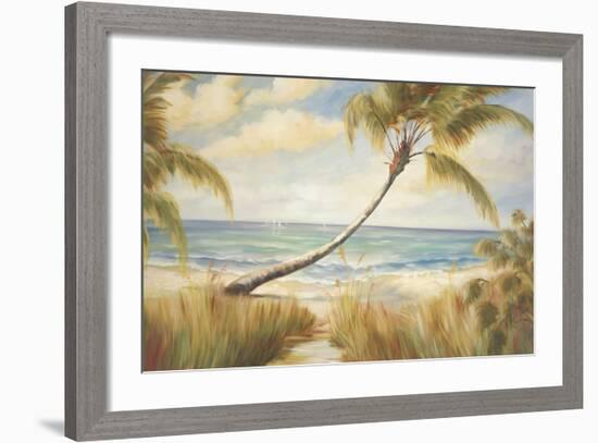 Shoreline Palms I-Marc Lucien-Framed Art Print