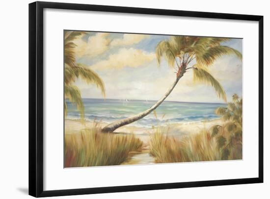 Shoreline Palms I-Marc Lucien-Framed Art Print