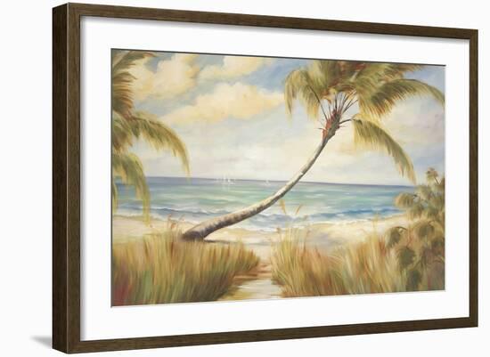 Shoreline Palms I-Marc Lucien-Framed Art Print