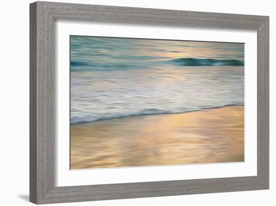 Shoreline Sunset-John Seba-Framed Art Print