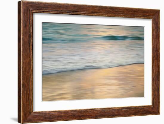 Shoreline Sunset-John Seba-Framed Art Print