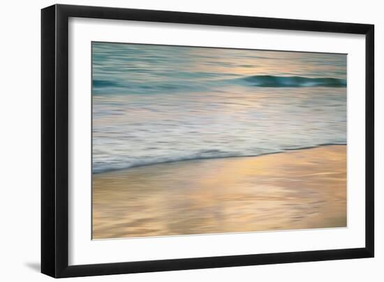 Shoreline Sunset-John Seba-Framed Art Print