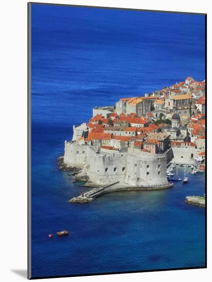 Shores of Adriatic Sea, Dubrovnik, Croatia-Keren Su-Mounted Photographic Print