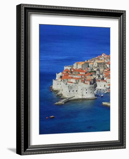 Shores of Adriatic Sea, Dubrovnik, Croatia-Keren Su-Framed Photographic Print