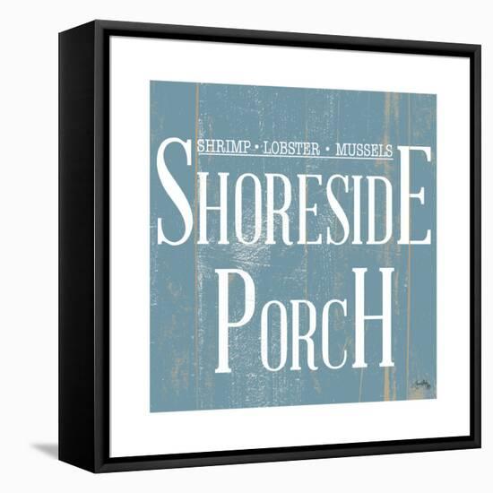 Shoreside Porch Square-Elizabeth Medley-Framed Stretched Canvas