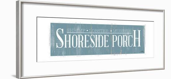 Shoreside Porch-Elizabeth Medley-Framed Premium Giclee Print