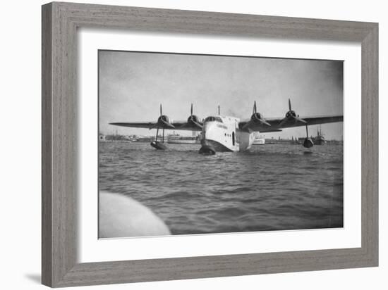 Short Empire Flying Boat 'Corinthian, Alexandria, Egypt, C1938-C1941-null-Framed Giclee Print