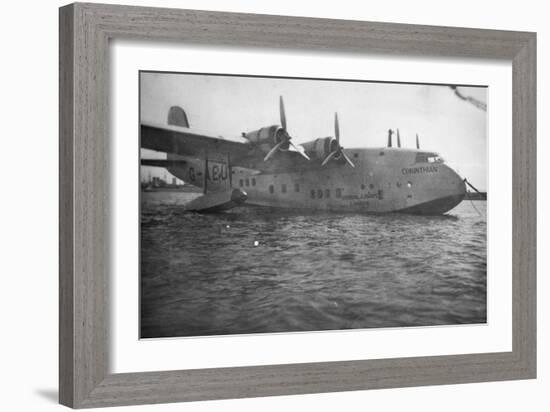 Short Empire Flying Boat 'Corinthian, Alexandria, Egypt, C1938-C1941-null-Framed Giclee Print