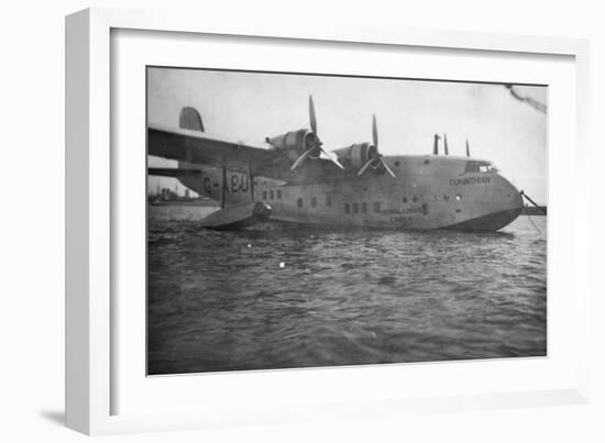 Short Empire Flying Boat 'Corinthian, Alexandria, Egypt, C1938-C1941-null-Framed Giclee Print