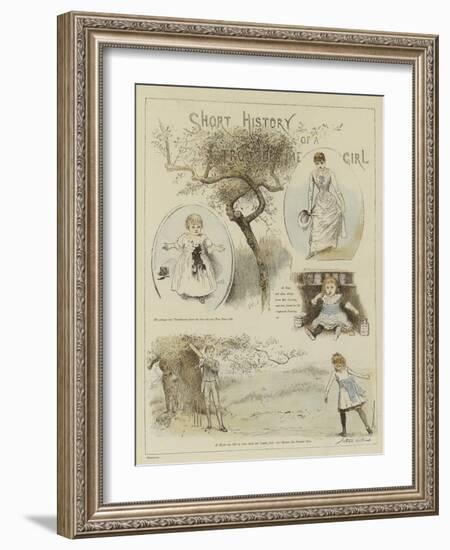 Short History of a Troublesome Girl-Arthur Hopkins-Framed Giclee Print