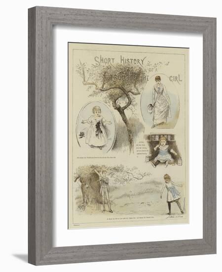 Short History of a Troublesome Girl-Arthur Hopkins-Framed Giclee Print