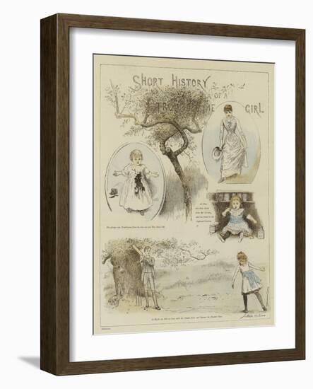 Short History of a Troublesome Girl-Arthur Hopkins-Framed Giclee Print