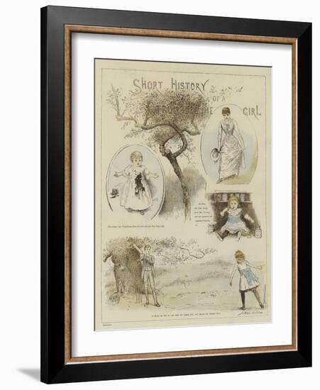 Short History of a Troublesome Girl-Arthur Hopkins-Framed Giclee Print