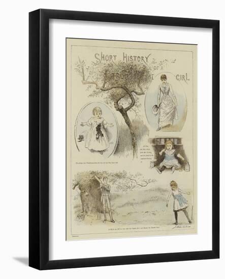 Short History of a Troublesome Girl-Arthur Hopkins-Framed Giclee Print