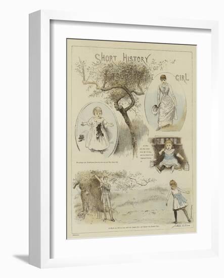 Short History of a Troublesome Girl-Arthur Hopkins-Framed Giclee Print