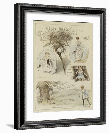 Short History of a Troublesome Girl-Arthur Hopkins-Framed Giclee Print