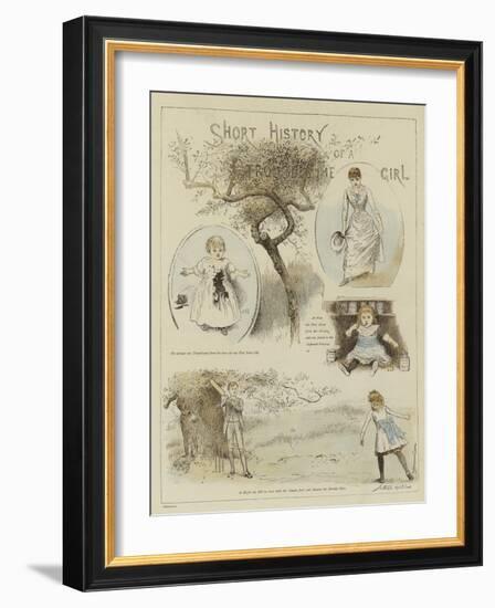 Short History of a Troublesome Girl-Arthur Hopkins-Framed Giclee Print