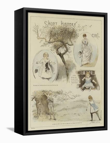 Short History of a Troublesome Girl-Arthur Hopkins-Framed Premier Image Canvas