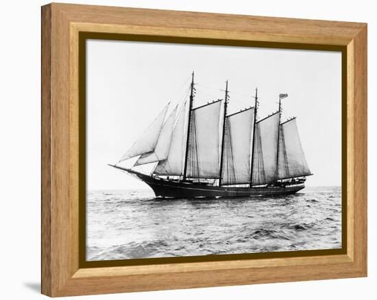 Short-Masted Schooner-Bettmann-Framed Premier Image Canvas