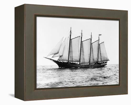 Short-Masted Schooner-Bettmann-Framed Premier Image Canvas