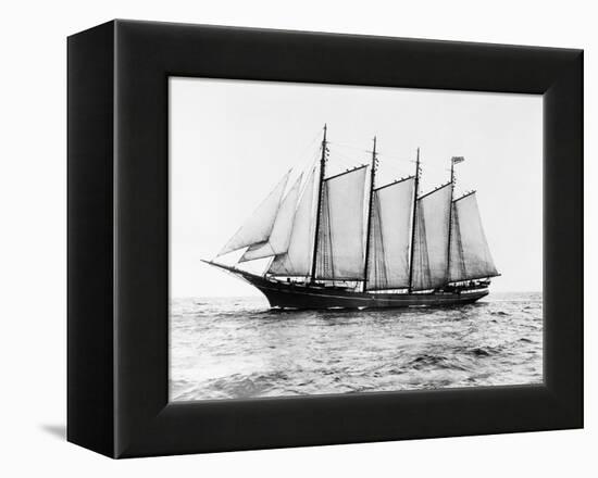 Short-Masted Schooner-Bettmann-Framed Premier Image Canvas