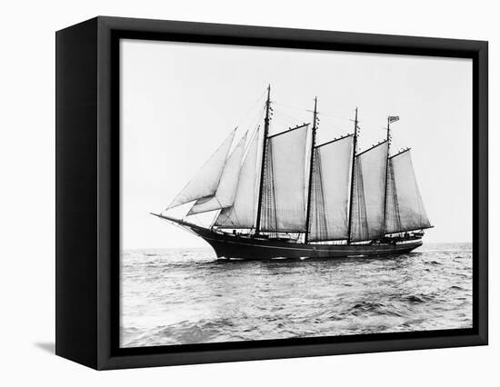 Short-Masted Schooner-Bettmann-Framed Premier Image Canvas