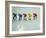 Short Track Speed Skaters at the Starting Line-Steven Sutton-Framed Photographic Print