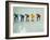 Short Track Speed Skaters at the Starting Line-Steven Sutton-Framed Photographic Print