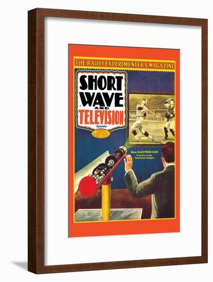 Short Wave and Television: New Electronic Gun Projects Large Television Images-Frank R. Paul-Framed Art Print