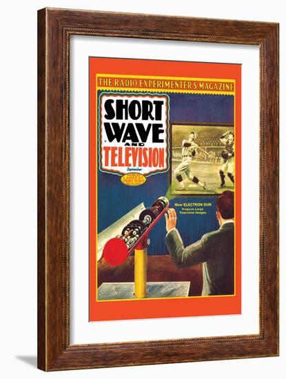 Short Wave and Television: New Electronic Gun Projects Large Television Images-Frank R. Paul-Framed Art Print