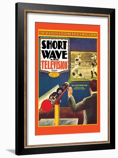 Short Wave and Television: New Electronic Gun Projects Large Television Images-Frank R. Paul-Framed Art Print