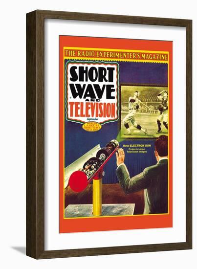 Short Wave and Television: New Electronic Gun Projects Large Television Images-Frank R. Paul-Framed Art Print