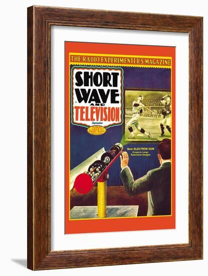 Short Wave and Television: New Electronic Gun Projects Large Television Images-Frank R. Paul-Framed Art Print