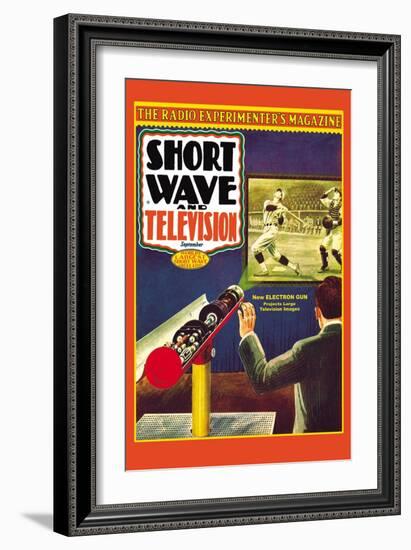 Short Wave and Television: New Electronic Gun Projects Large Television Images-Frank R. Paul-Framed Art Print