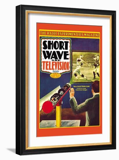 Short Wave and Television: New Electronic Gun Projects Large Television Images-Frank R. Paul-Framed Art Print