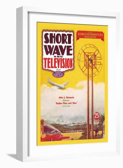 Short Wave and Television: Radio and Airplanes-null-Framed Art Print