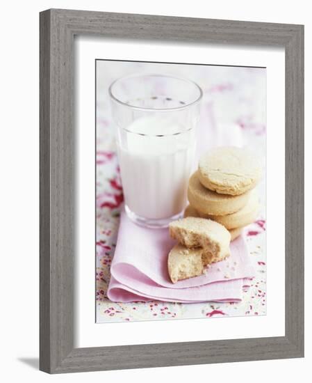 Shortbread with a Glass of Milk-Maja Smend-Framed Photographic Print