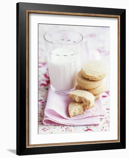 Shortbread with a Glass of Milk-Maja Smend-Framed Photographic Print