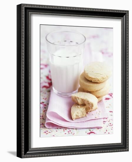 Shortbread with a Glass of Milk-Maja Smend-Framed Photographic Print