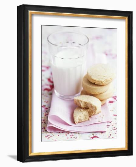 Shortbread with a Glass of Milk-Maja Smend-Framed Photographic Print